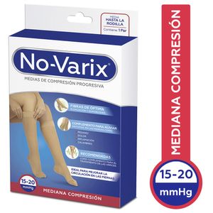 Medias No-Varix® mujer 15-20 mmHg transparente sin refuerzo