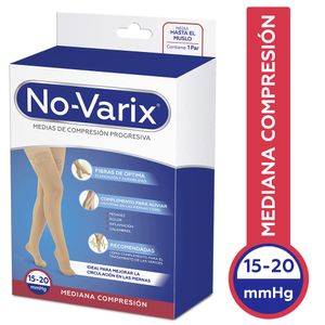 Media al muslo No-Varix® 15-20 mmHg  fibras 4G