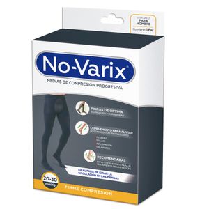 Leotardo masculino No-Varix® 20-30 mmHg opaca