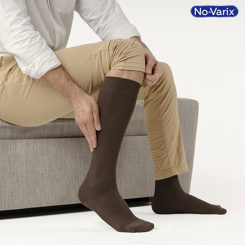 Calcetin-No-Varix-hombre-15-20-mmHg-fibras-especiales-marron-S-10102832-2