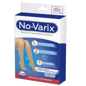 Medias No-Varix® mujer 15-20 mmHg  colors diseño rombo