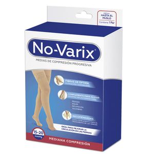 Media al muslo No-Varix® 15-20 mmHg  fibras 4G