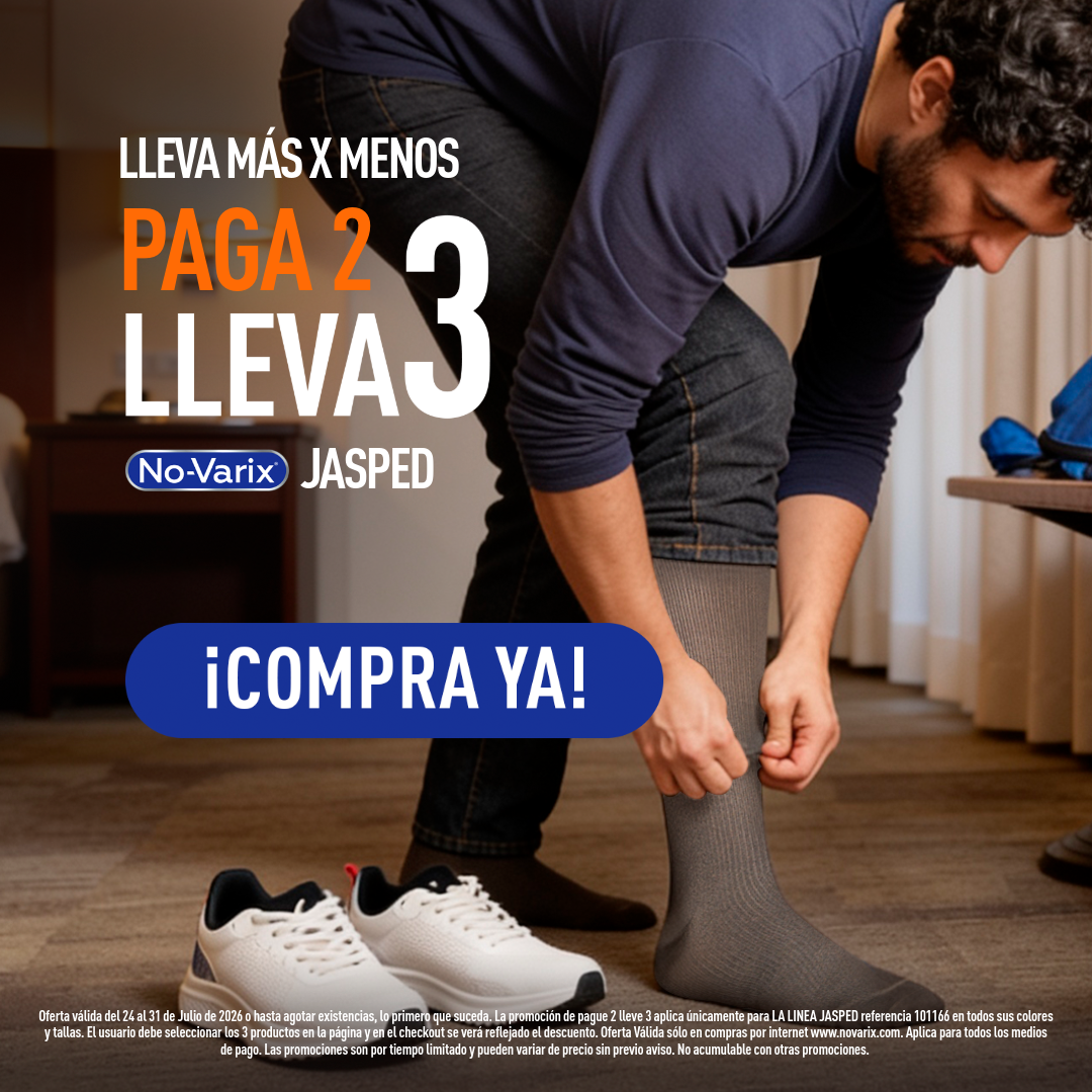 "TRES NO-VARIX JASPED, CERO EXCUSAS" PAGA 2 LLEVA 3